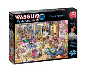 Puslespill - Wasgij Mystery Puzzle 23 Pooch Parlour! (1000) - 707-25018