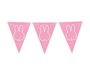 Leketøy - Haza Witbaard Flag line Miffy Pink 10mtr. - 436370