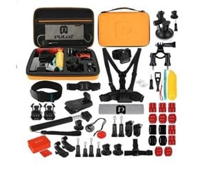 Kamera & Objektivtilbehør - Puluz Ultimate Combo Kits for sports cameras PKT26 53 in 1 Accessories - PKT26