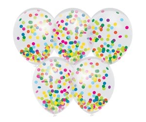 Leketøy - Haza Witbaard Confetti Balloons Color 5pcs. - 437134