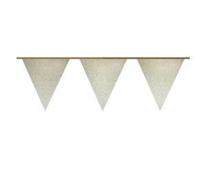 Leketøy - Haza Witbaard Flag line Gold Glitter 6mtr. - 437605