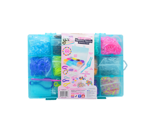 Kreative leker - iLY DIY Fashion Bandz Jewelry Kit - Small Teal Case - 157-112221-1