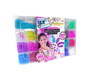 Kreative leker - iLY DIY Fashion Bandz Jewelry Kit - Large case - 157-112220