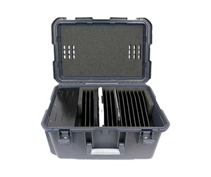 Veggmontering, AV-braketter & AV-møbler - LEBA Innovation LEBA NoteCase - storage box - for 16 tablets - black - NCASE-16TAB-USB-SC