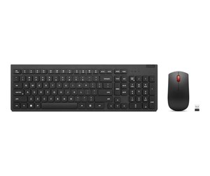 Tastatur - Lenovo Essential Wireless Combo Gen 2 - Tastatur & Mussett - Nordisk - Svart - 4X31N50752