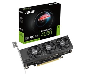 Grafikkort - ASUS GeForce RTX 4060 Low Profile OC - 8GB GDDR6 RAM - Grafikkort - 90YV0JL0-M0NA00