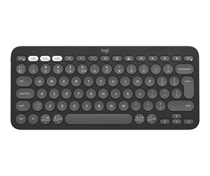 Tastatur - Logitech Pebble Keys 2 K380s - Tastatur - Universal - Grå - 920-011851