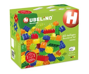 Byggesett - Hubelino Building Block Set 60 pieces. - 400383