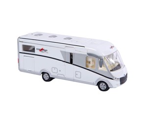 Leketøysbil - Kids Globe Die-cast Carthago Camper with Light 16cm - 510008