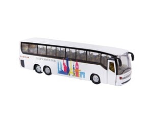 Leketøysbil - Kids Globe Die-cast Bus with Light and Sound 19cm - 510761