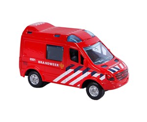 Leketøysbil - Kids Globe Die-cast Fire Truck 8cm - 520083