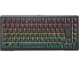 Tastatur - Ducky Tinker75 - Gamingtastatur - Uten numpad - Nordisk - Svart - PKTI2383IST-CBFIPDOECLAAW1