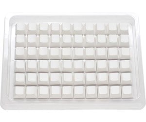 Tastatur - Ducky Blank - 132 Keycap Set - Cherry Profile - PB - Hvit - DCA132-NNBLWCHPU1