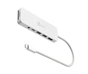 Dokkingstasjon - j5create JCD373EW - docking station - USB-C 3.2 - HDMI - JCD373EW-N