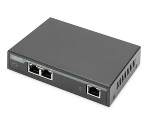 Switch/splitter - DIGITUS - switch - gigabit 802.3at - 2 ports - DN-95127-1