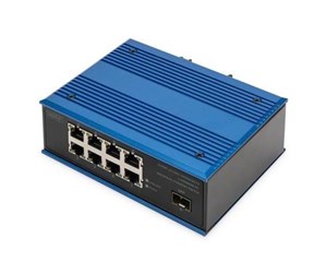 Switch/splitter - DIGITUS - switch - industrial - 8 ports - unmanaged - DN-651136