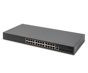 Switch/splitter - DIGITUS DN-80223 - switch - 24 ports - Managed - rack-mountable - DN-80223