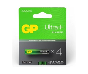 Batteri - GP Ultra Plus battery - 4 x AAA - Alkaline - 03024AUPETA-B4