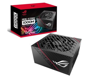 Strømforsyning (PSU) - ASUS ROG STRIX 1000G V2 Strømforsyning (PSU) - 1000 Watt - 135 mm - ATX 2.4 - 80 Plus Gold sertifisert - 90YE00AA-B0NA00