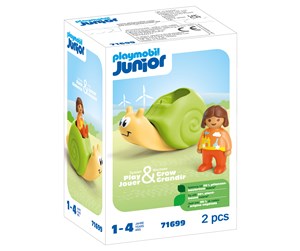 Playmobil - Playmobil 1.2.3 - Junior Gyngesnegl med ranglefunksjon - 71699