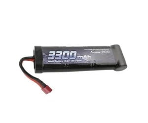 Fjernstyrt - Gens ace &Tattu Battery Gens Ace 3300mAh 8.4V NiMH Flat T Plug - B-3300-8.4V-NIMH-Fla