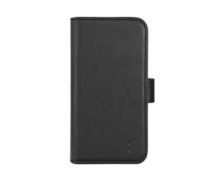 Mobil - Deksel og etui - GEAR Wallet Case 2-in-1 7 Card Slots MagSeries Black - iPhone 15 Pro - 599584