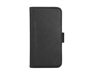 Mobil - Deksel og etui - GEAR Wallet Case 2-in-1 3 Card Slots MagSeries Black - iPhone 15 - 599590