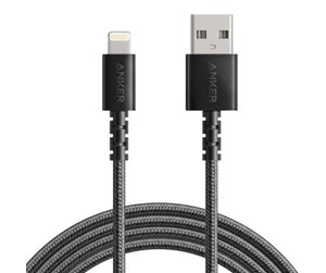 USB - Anker PowerLine Select+ USB-A to Lightning - 1.8m - Black - A8013H12