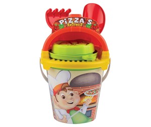 Utendørsleker - Androni Bucket Set Making Sand Pizzas - 1293-0000