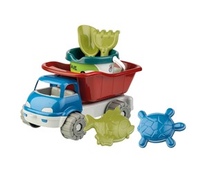 Utendørsleker - Androni Bucket set with Dump Truck Recycled Plastic 6 pcs - 6041-0RIC