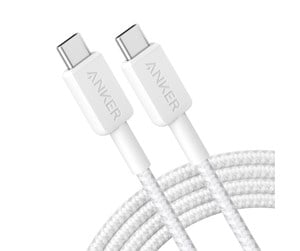 USB - Anker 322 USB-C to USB-C cable - 1.8m - White - A81F6G21