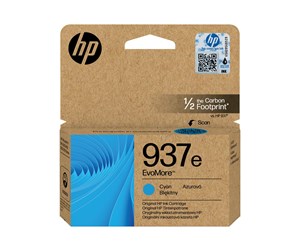 Printertilbehør blekk/toner - HP 937e / 4S6W6NE EvoMore Cyan Ink - Blekkpatron Blå - 4S6W6NE