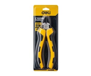 Verktøy - Deli Tools Diagonal Pliers 6"  EDL2206 (yellow) - EDL2206