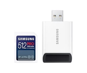 Minnekort - Samsung PRO Ultimate SD + Reader - 200MB/s - 512GB - MB-SY512SB/WW