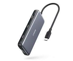 Dokkingstasjon - Anker PowerExpand USB-C Hub Single Display 8-in-1 - Grey - A83830A2