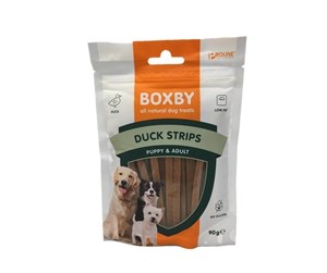 Hund - BOXBY - Duck Strips Gluten Free 90g - (PL10797) - PL10797