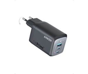 Mobil - Adaptere og ladere - Anker 737 Prime 100W GaN 1x USB-A 2x USB-C Power Adapter - Black - A2343311