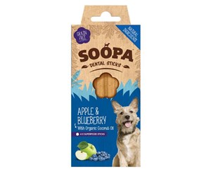 Hund - Soopa - Dental Sticks Apple & Blueberry 100g - SO921125