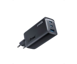 Mobil - Adaptere og ladere - Anker 737 Prime 120W GaN 1x USB-A 2x USB-C Strømadapter - svart - A2148312