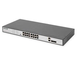 Switch/splitter - DIGITUS DN-95342-1 - switch - 19 inches af/at - 16 ports - unmanaged - rack-mountable - DN-95342-1