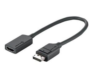 Skjermkabel - ALOGIC Elements Series adapter - 20 cm - EL2DPHD4K-ADP