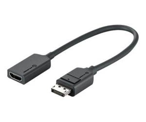 Skjermkabel - ALOGIC Elements Series adapter - 20 cm - EL2DPHD-ADP