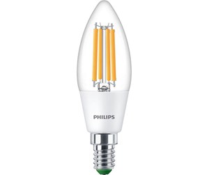 LED-lyspære - Philips LED-lyspære Candle 2,3W/827 (40W) Clear E14 - 929003625901