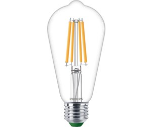 LED-lyspære - Philips LED-lyspære Edison 6W/827 (60W) Clear E27 - 929003642401