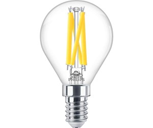 LED-lyspære - Philips LED-lyspære Mini-ball 5,9W/922-927 (60W) Clear Dimmable E14 - 929003014101