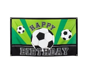 Leketøy - Boland Flag Football Happy Birthday 150x90cm - 62502