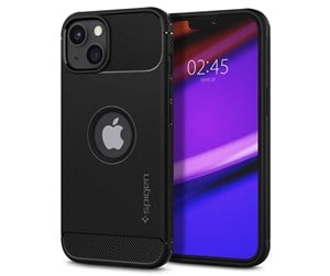 Mobil - Deksel og etui - Spigen Rugged Armor - matte black - iPhone 13 - ACS03518