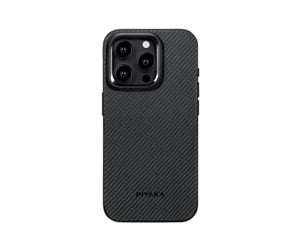 Mobil - Deksel og etui - PITAKA MagEZ Pro 4 600D case - black/grey twill - iPhone 15 Pro Max - KI1501PMPA