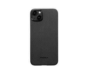 Mobil - Deksel og etui - PITAKA MagEZ 4 600D case - black/grey twill - iPhone 15 Plus - KI1501MA