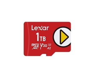 Minnekort - Lexar PLAY MicroSD - 160MB/s - 1TB - LMSPLAY001T-BNNNG